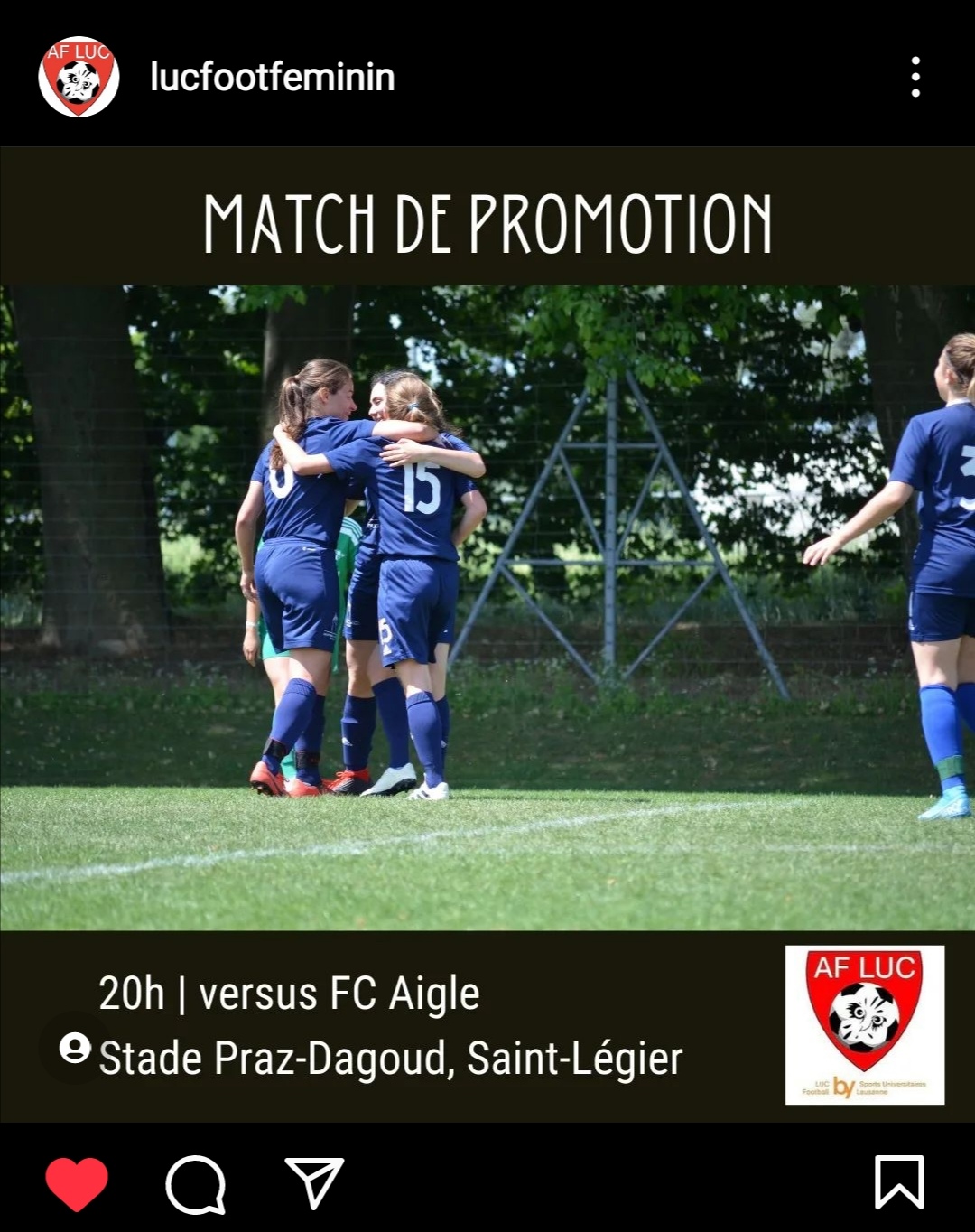 Instagram - @lucfootfeminin